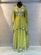 INDO-FUSION PEPLUM LEHNGA SET