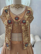 Designer Lehenga Set with Heavy Handwork jacket