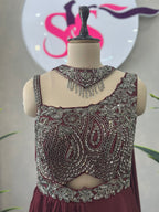 Designer Gown with Beautiful Handwork