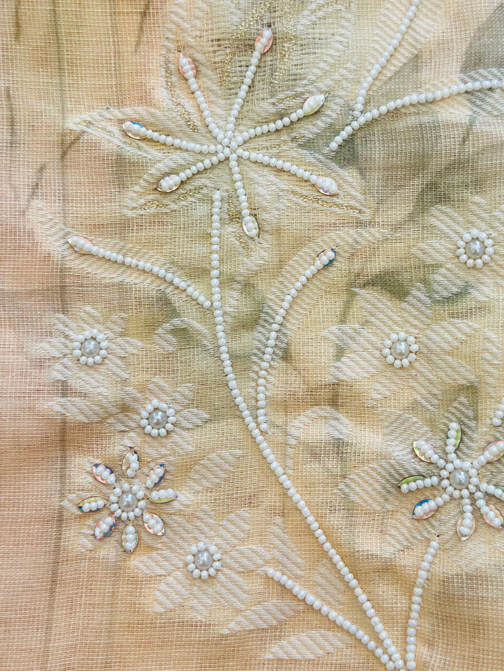 Classic Ethnic Handwork Unstitched Suit