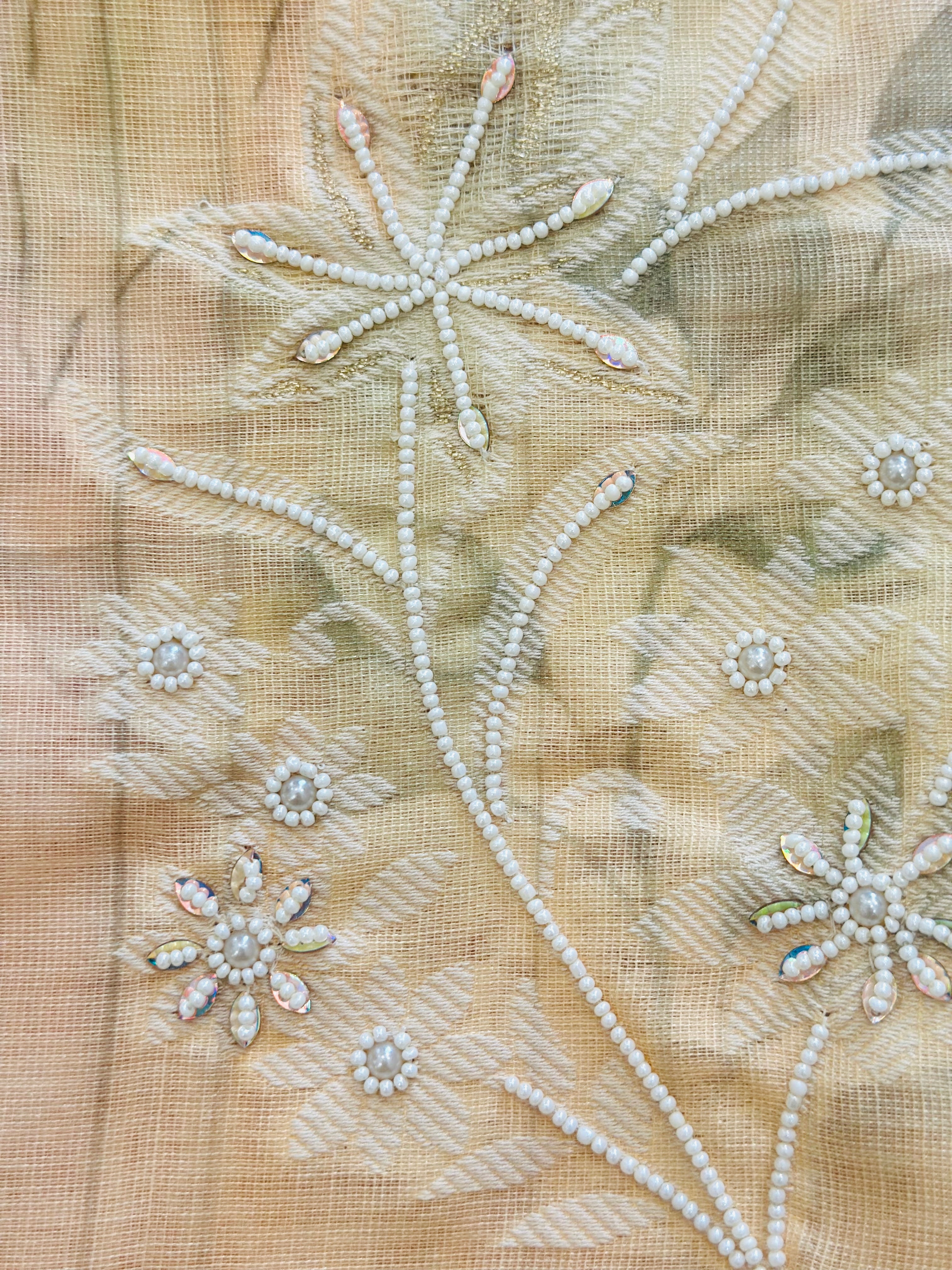 Classic Ethnic Handwork Unstitched Suit