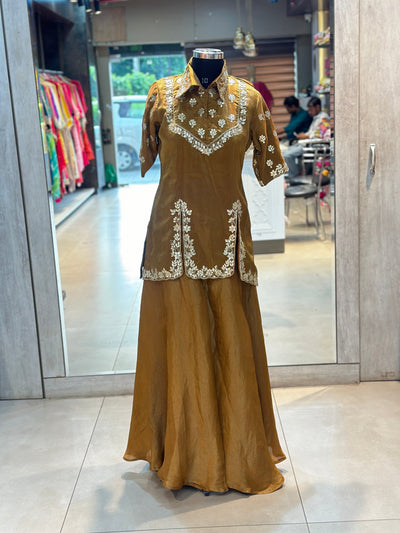 PURE ZARI TISSUE GOTTA PATTI CO-ORD SET