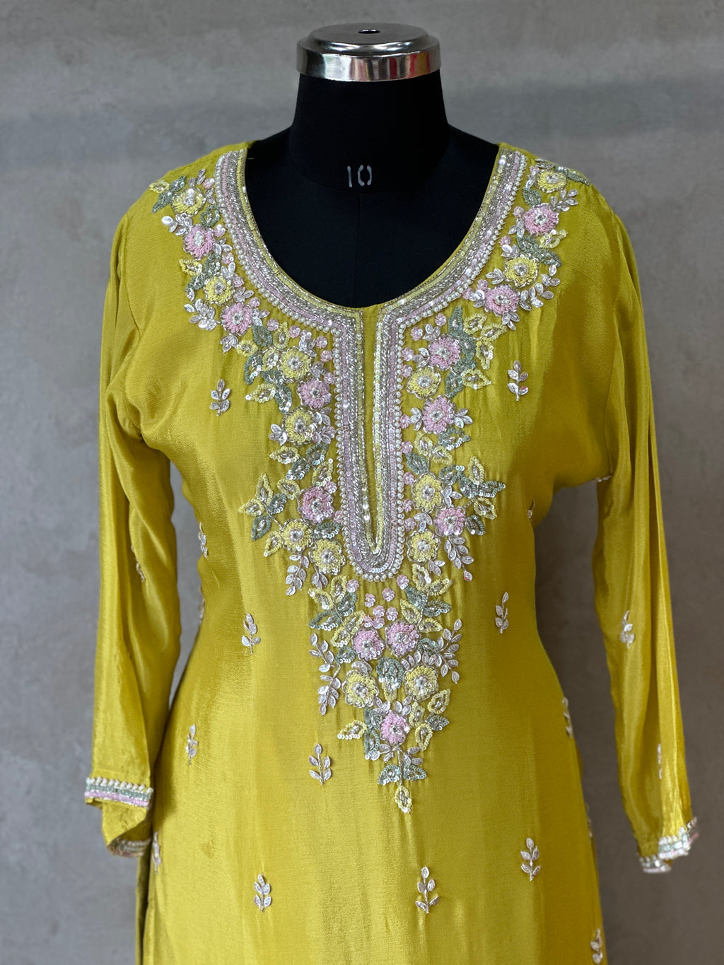 PREMIUM HANDWORK PLAZO SET