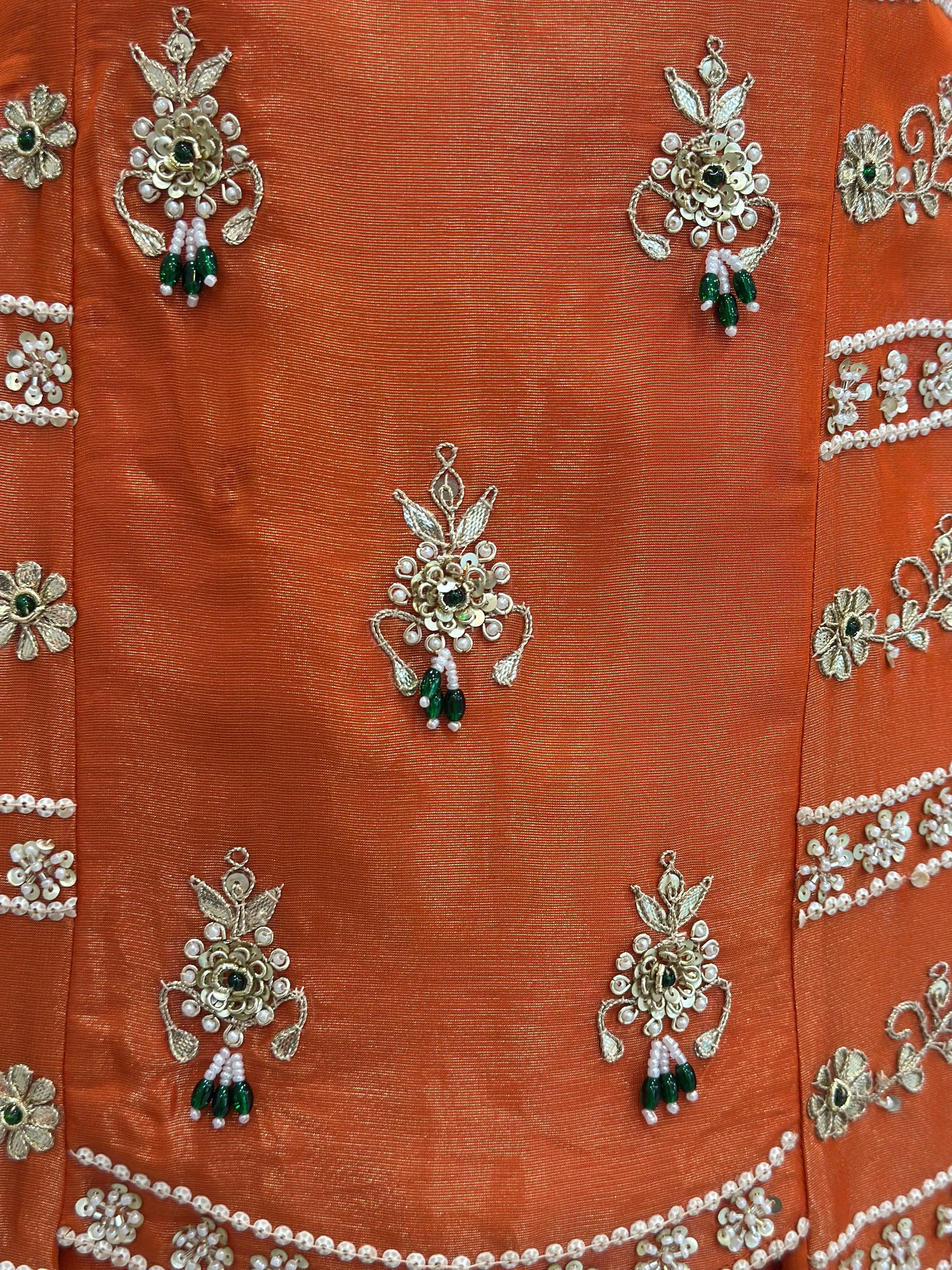 Elegant Suit In Zardozi And Pearl Detailing