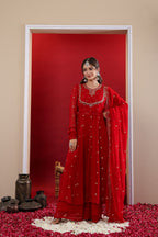 KARWACHOUTH SPECIAL BEAUTIFUL ANARKALI SUIT