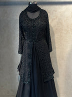 PEPLUM HANDWORK SKIRT SET