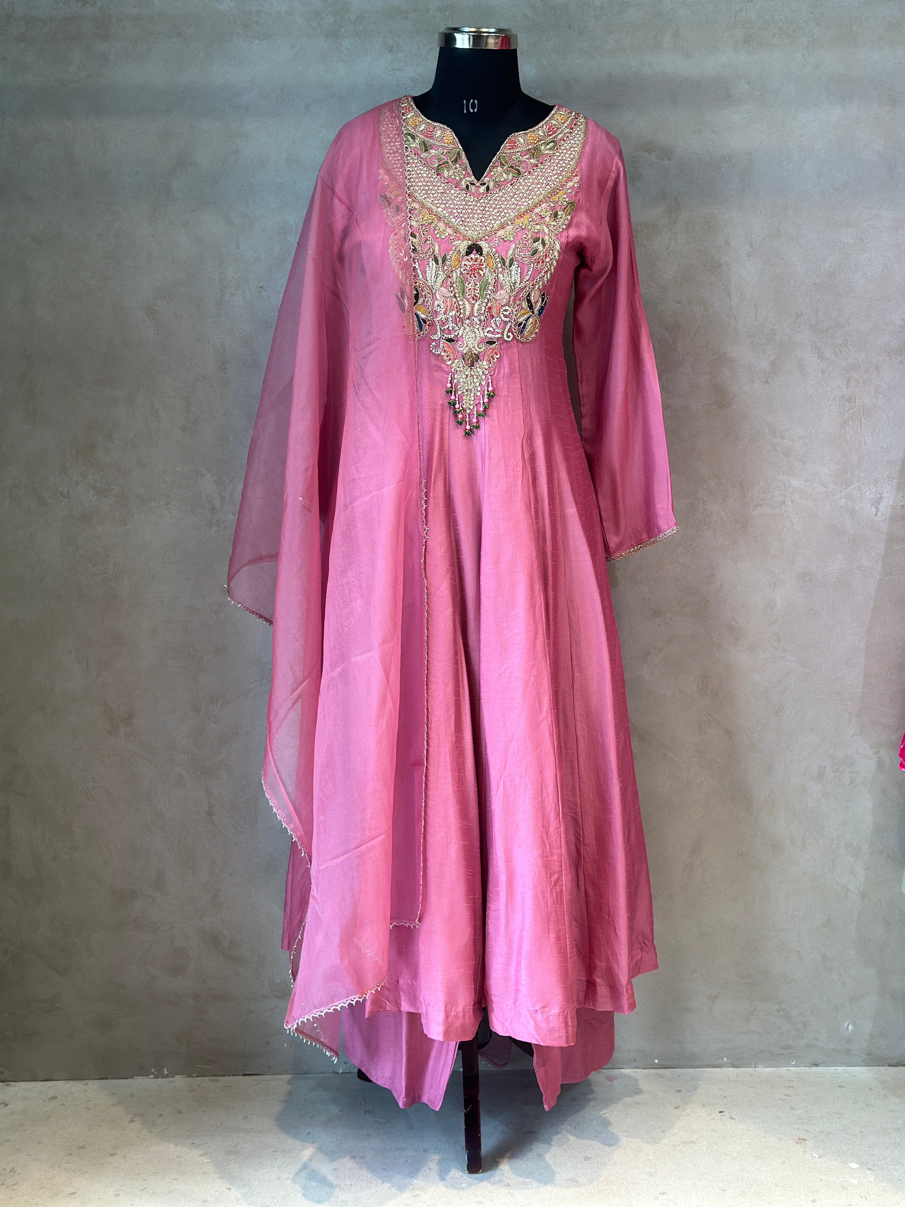 PREMIUM ZARDOSI HANDWORK ANARKALI SUIT