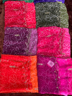 OMBRÉ BHANDEJ HANDWORK SAREE