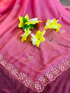 🌸BEAUTIFUL PEARLS HANDWORK SAREE 🌸