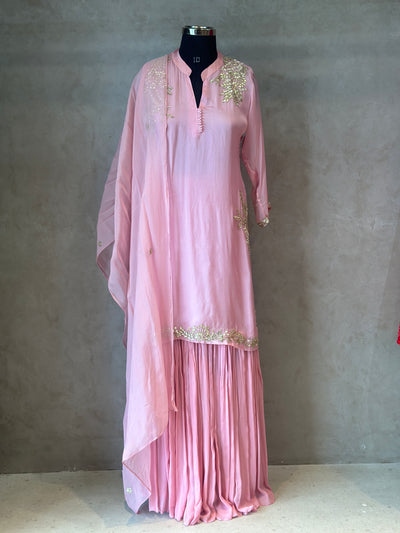 PREMIUM GOTTA PATTI HANDWORK SHRARA SET