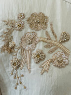 PURE CREPE HANDWORK CORD SET