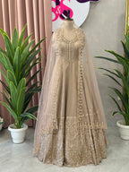 Handwork Anarkali Gown Set