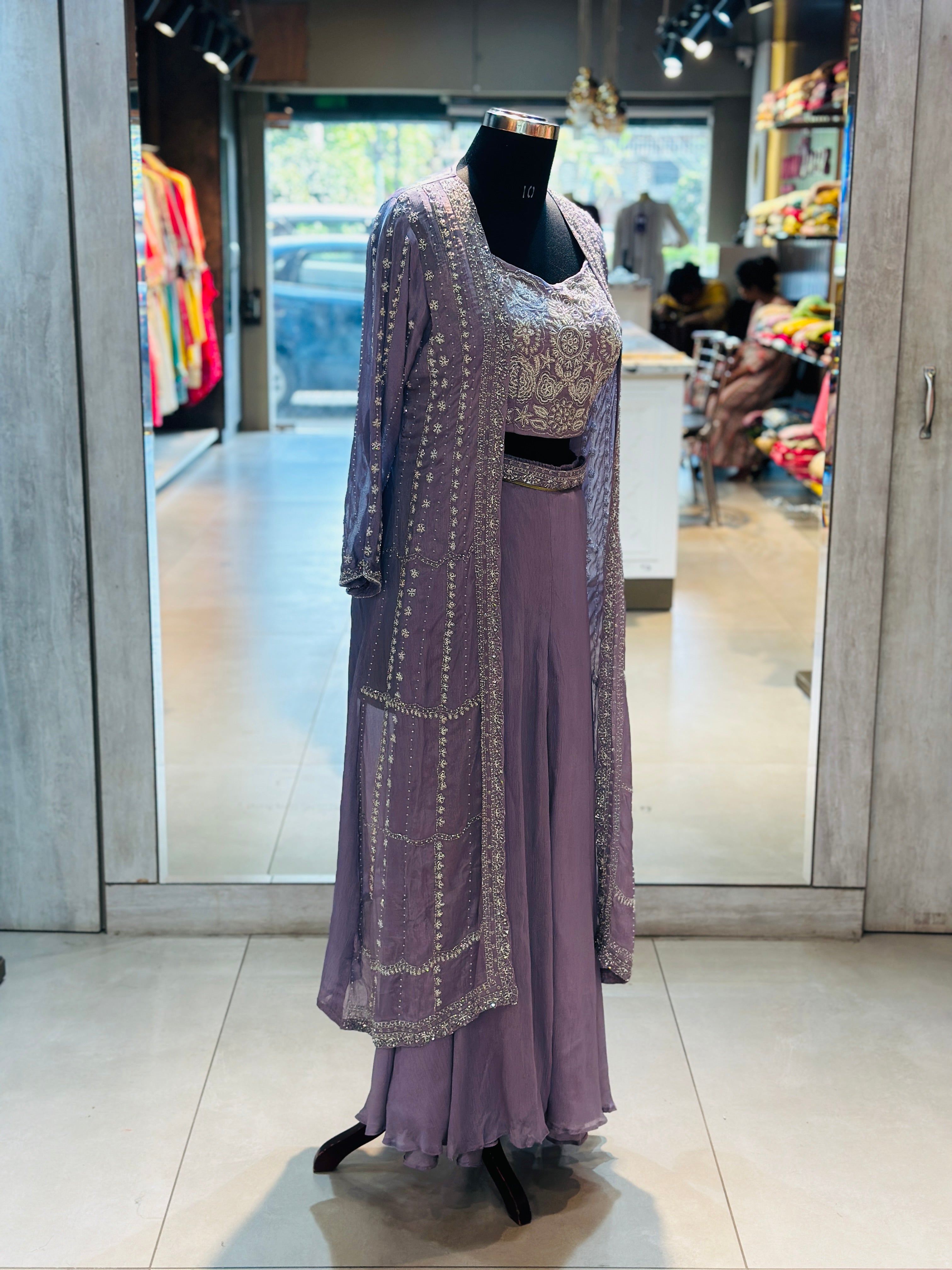 INDO-FUSION HANDWORK PLAZO SET