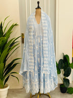 Trendy Chikankari Suit In Two Beautiful Shades