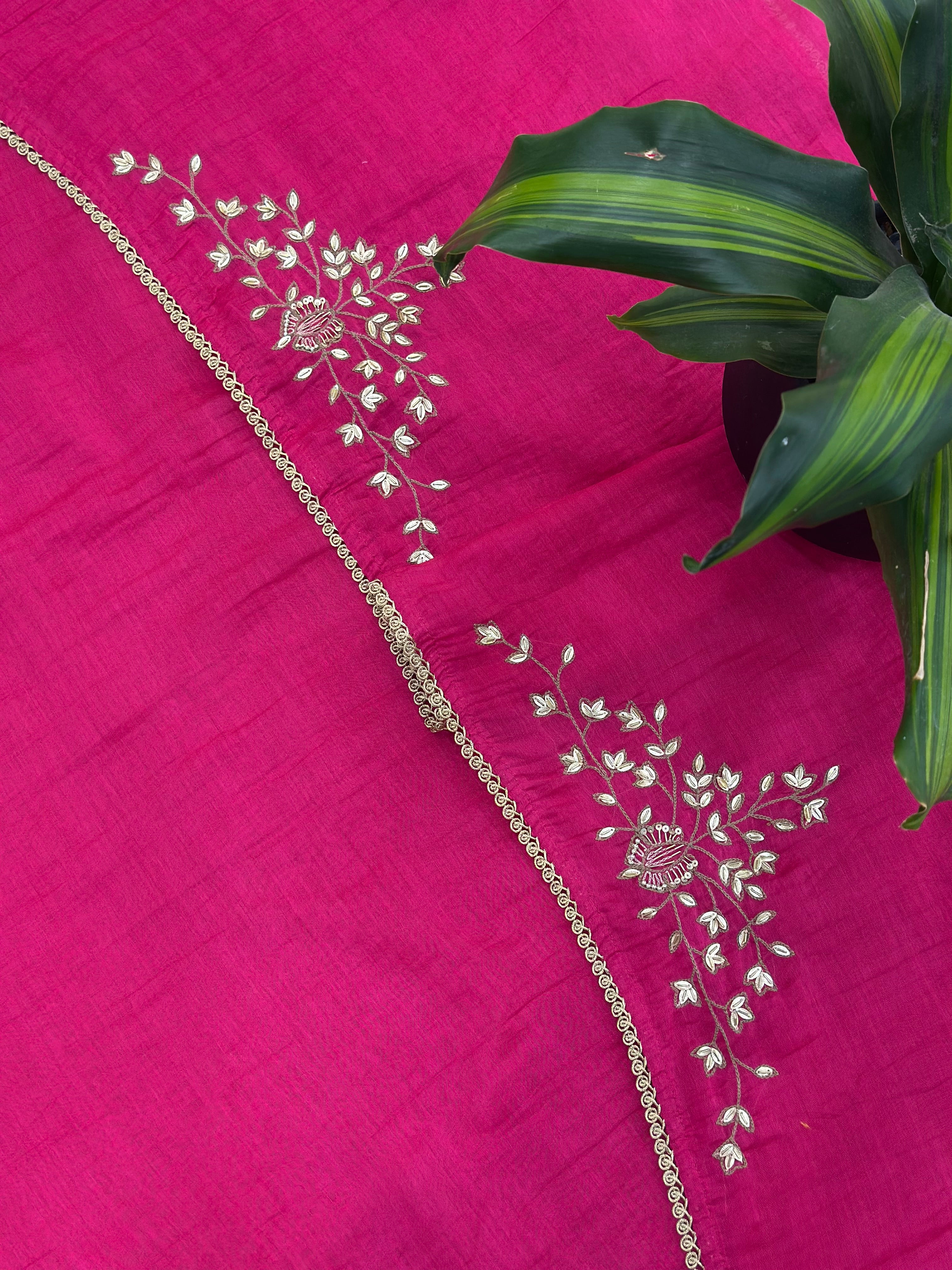 Graceful Festive Unstitched Suit