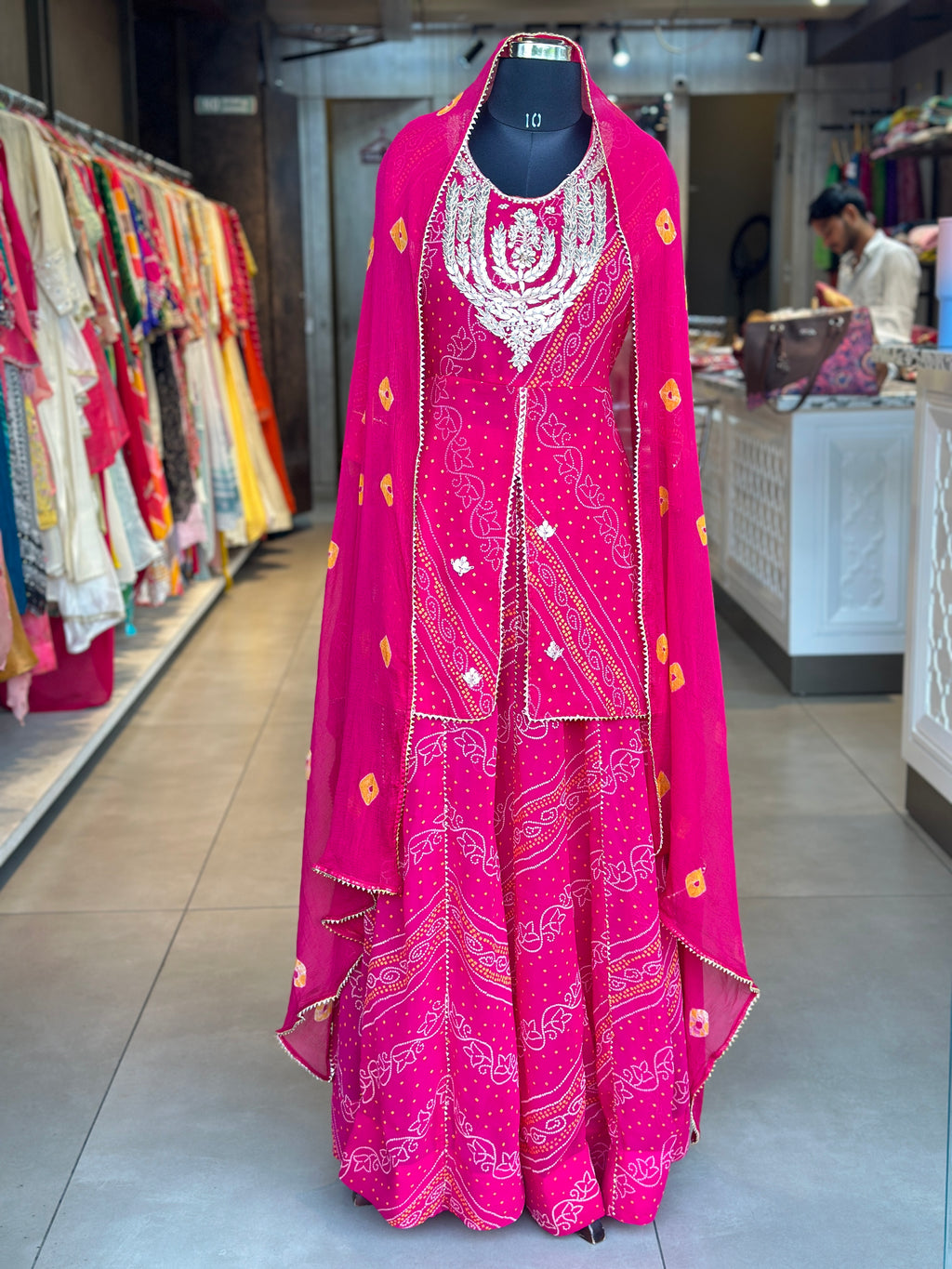 BHANDEJ SPECIAL HANDWORK SKIRT SET