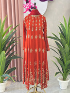 Festive Elegance Handwork Anarkali Set