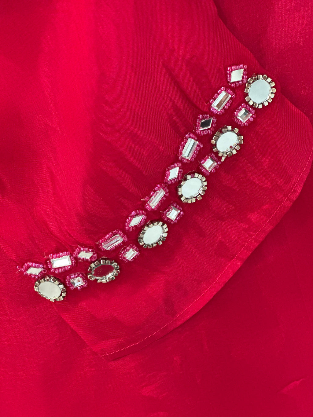Orignal Mirror Work A-line Kurta Set