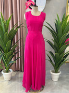 Royal Handwork Draped Gown