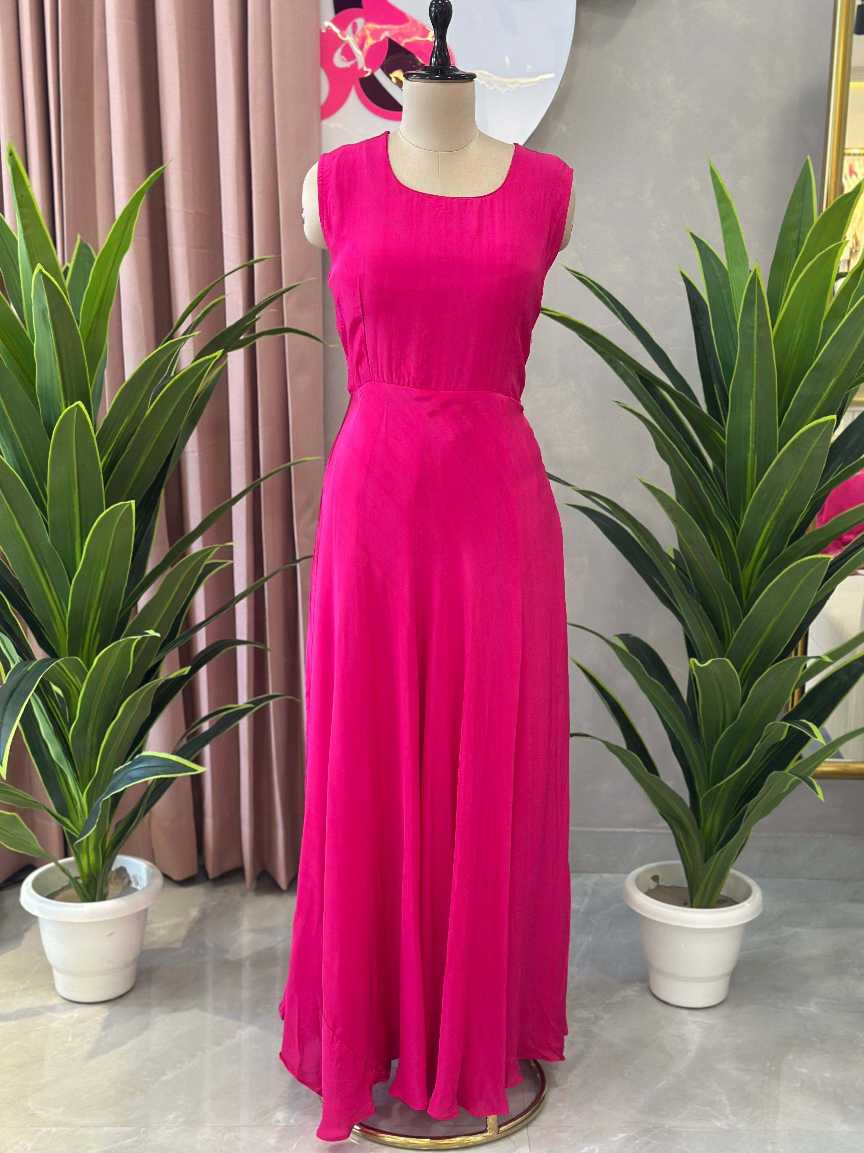Royal Handwork Draped Gown