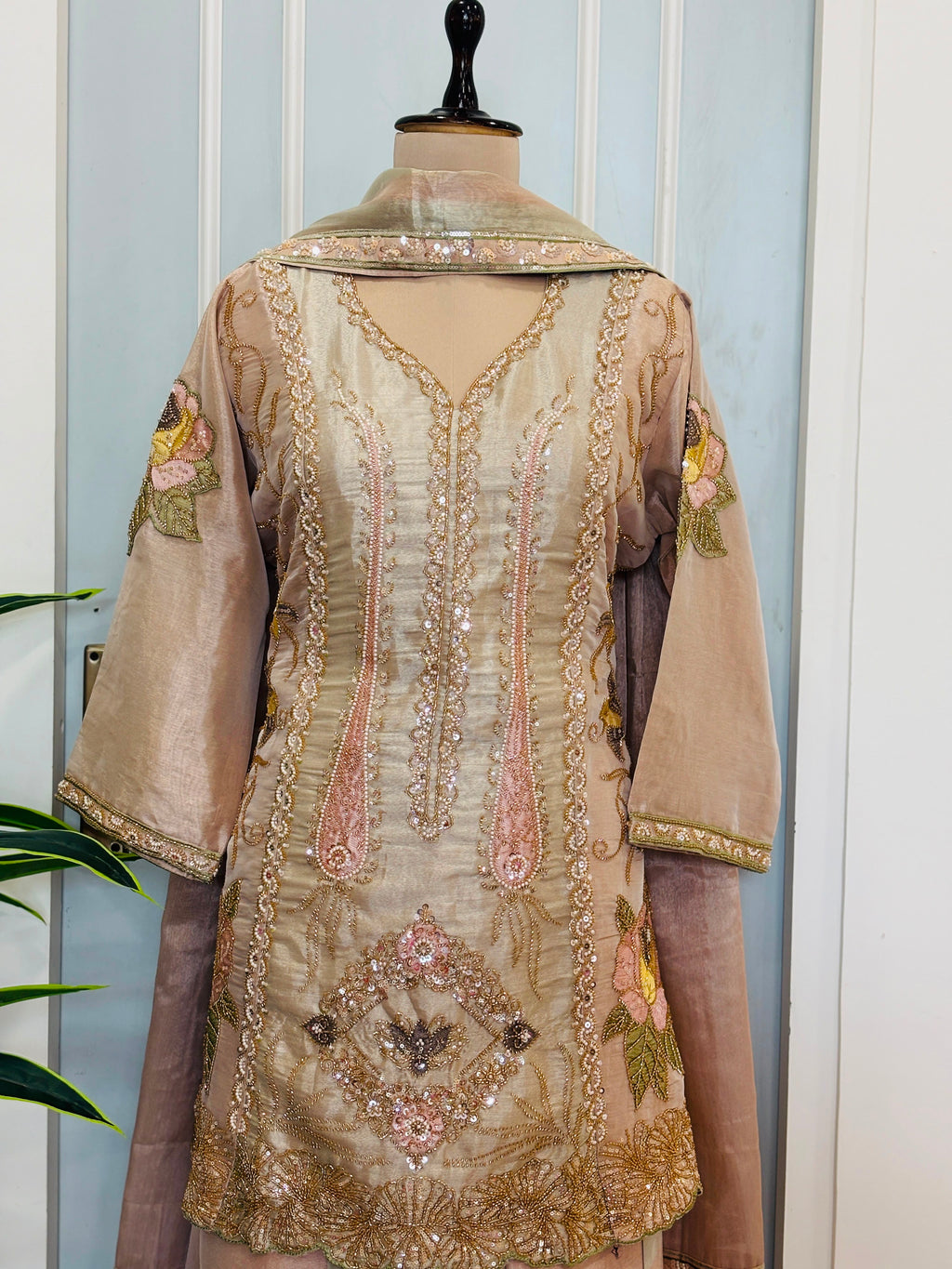 Premium Handwork Kurta Palazzo with Dupatta