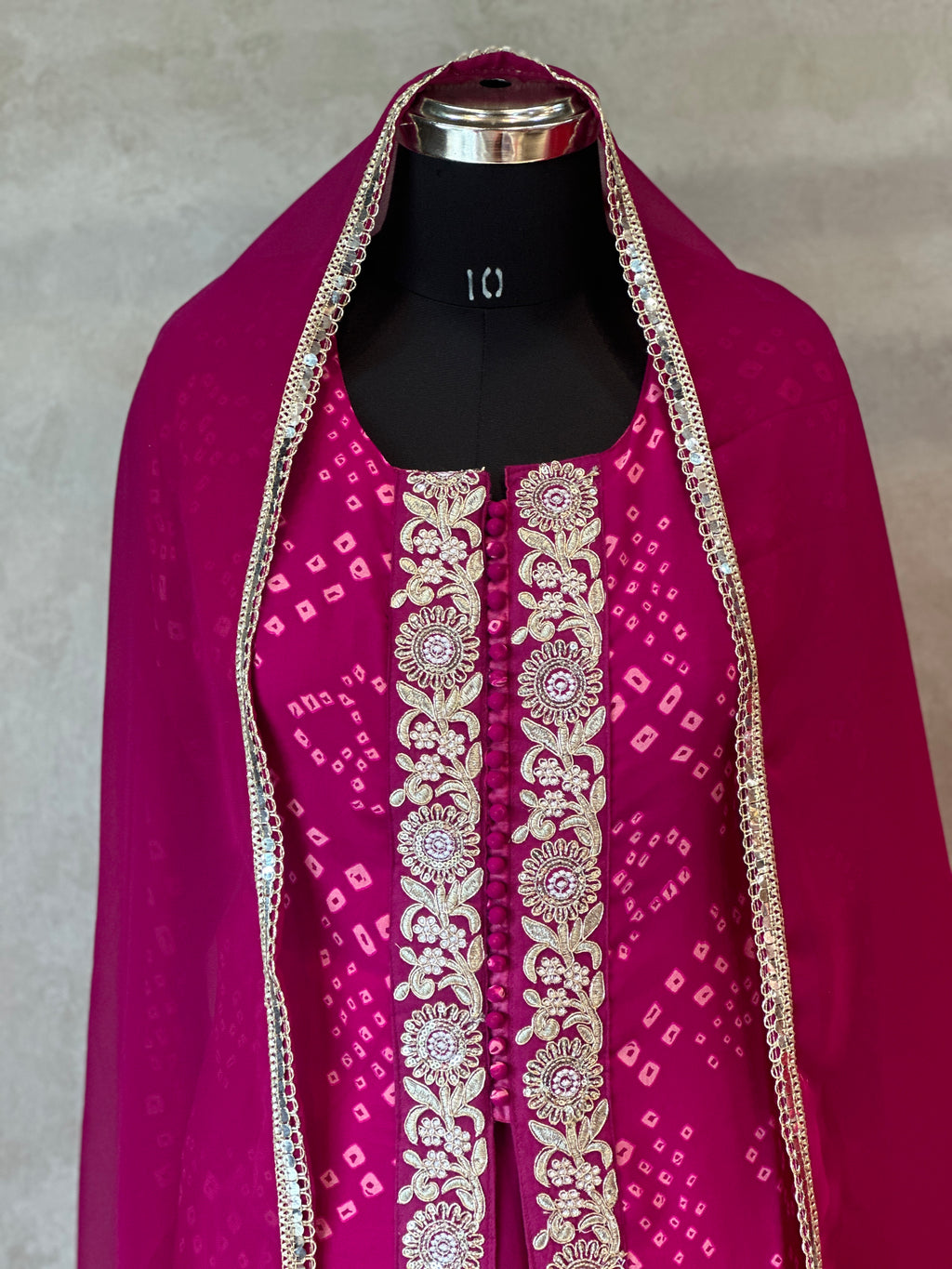 BEAUTIFUL BHANDEJ SPECIAL PLAZO SET