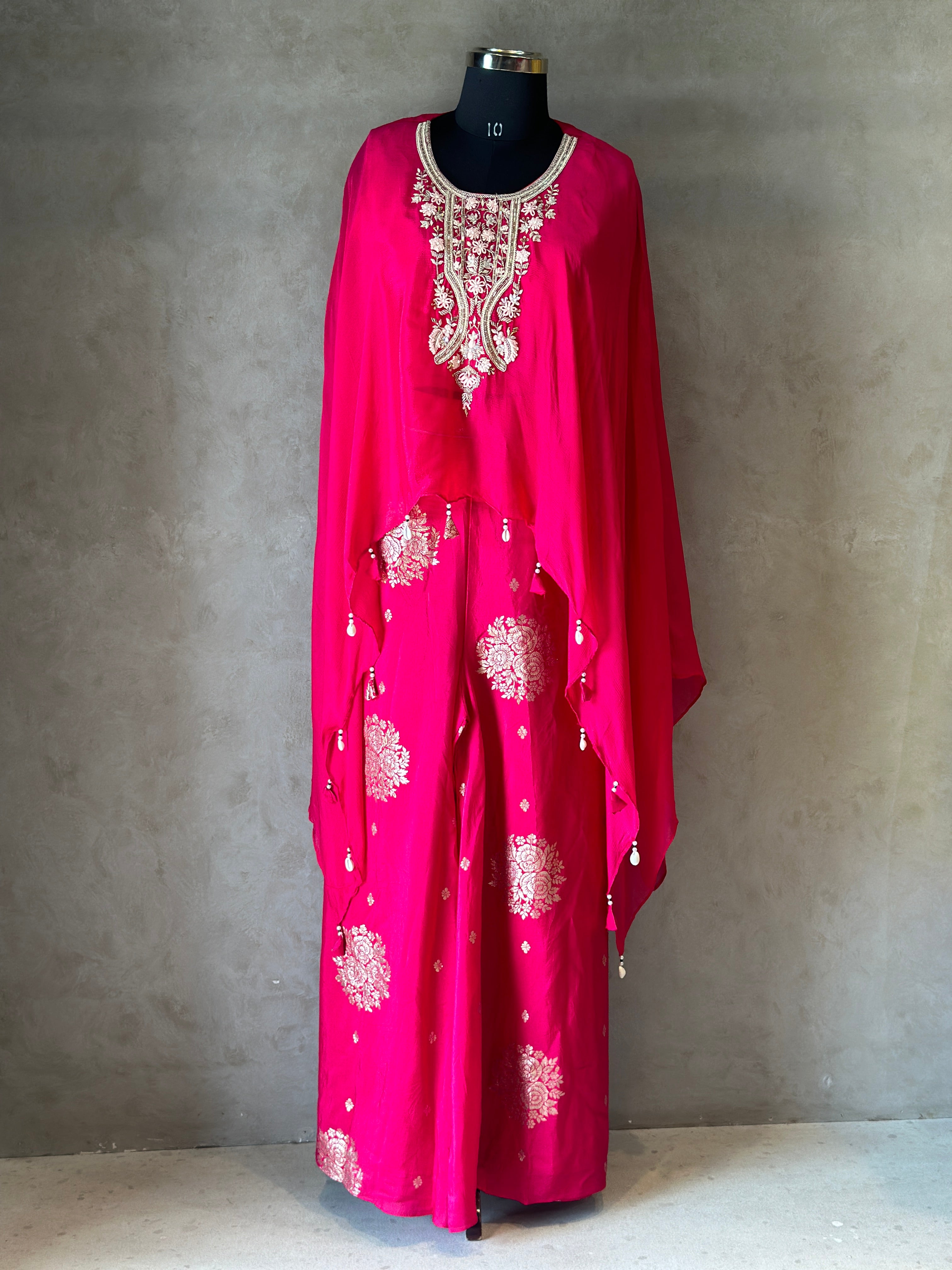 PURE CHINNON HANDWORK KAFTAN SET