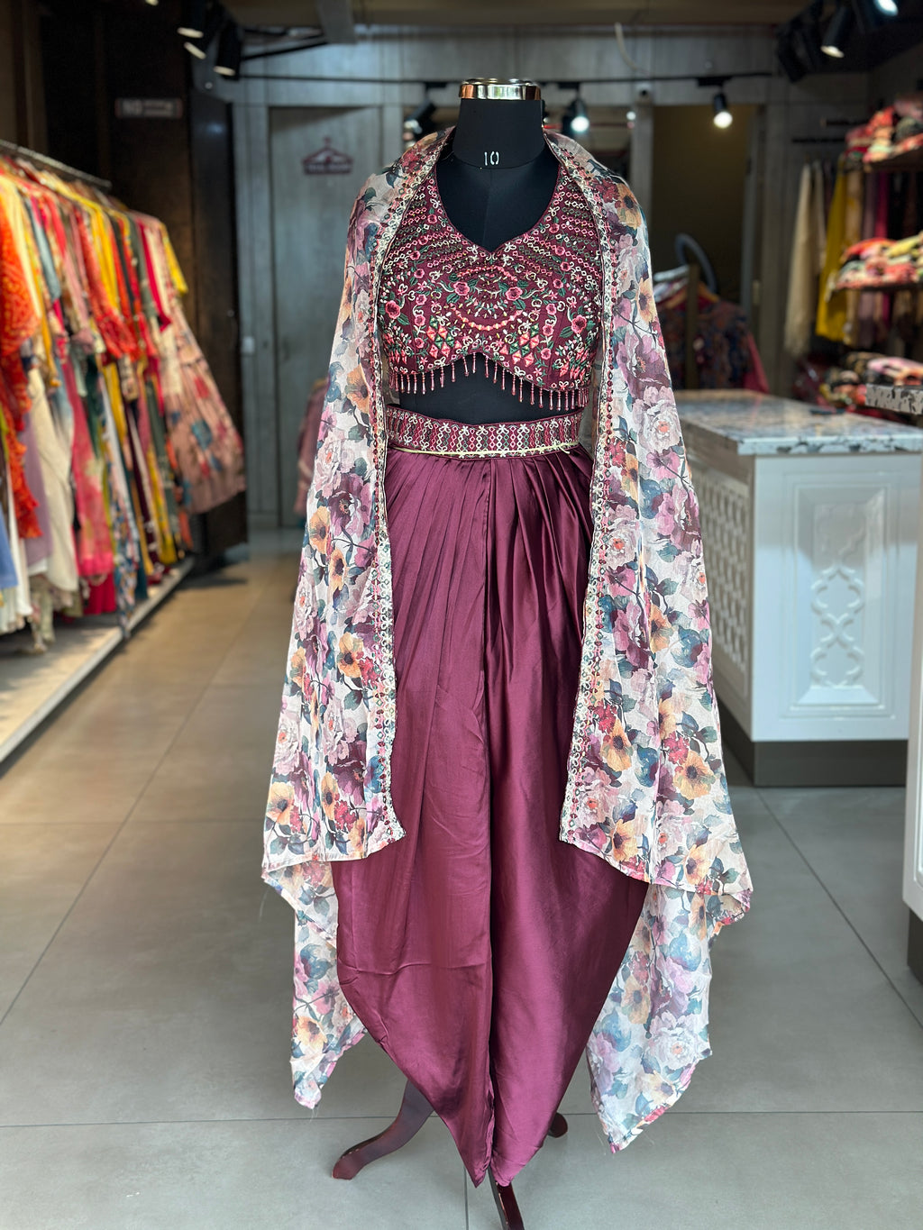 INDO-FUSION WITH DHOTI OR SHURG