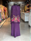 HIGH NECK EMBROIDERED CO-ORD SET