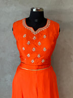 INDO FUSION HANDWORK PLAZO SET