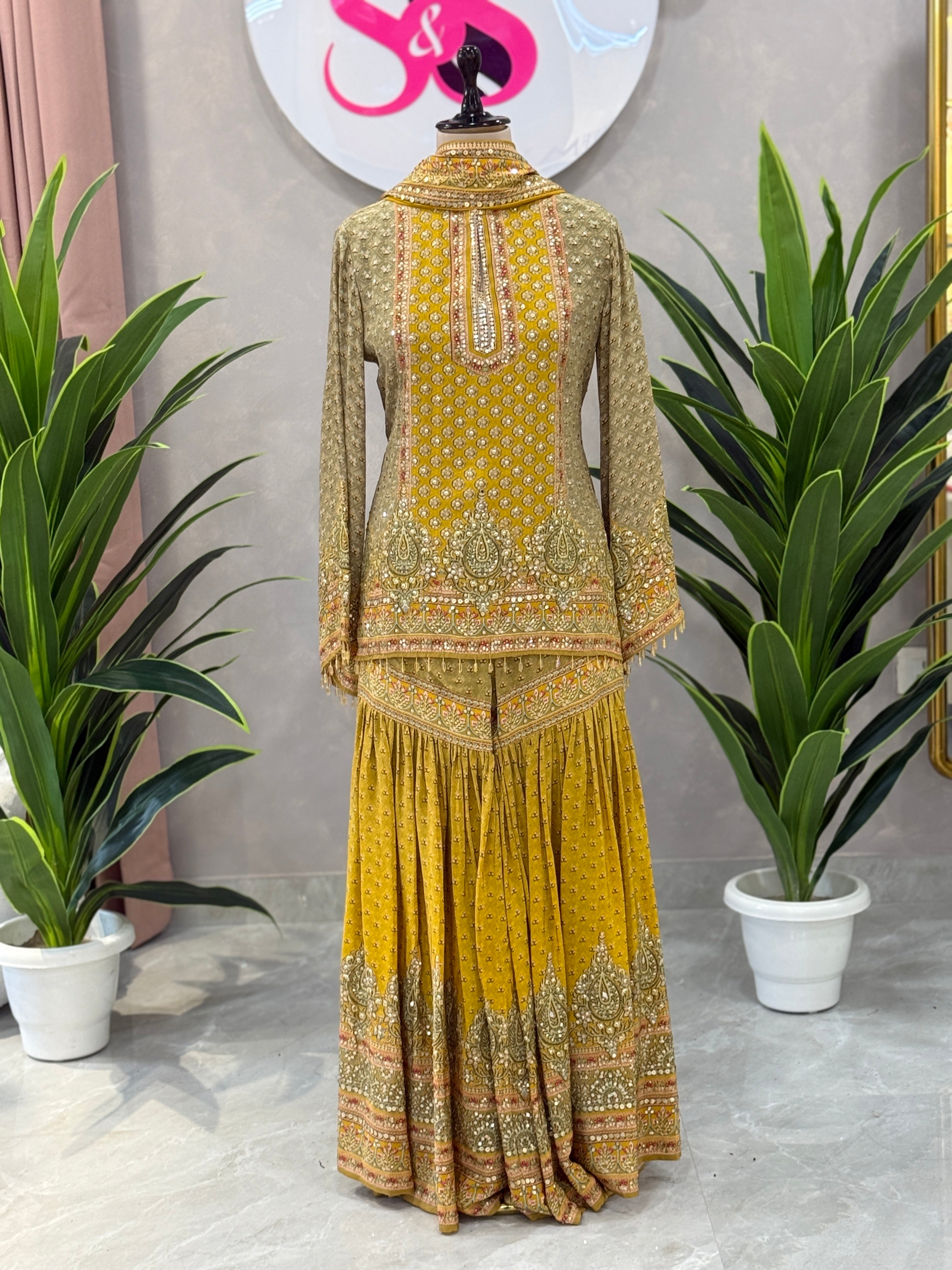 Premium Handwork Garara Set