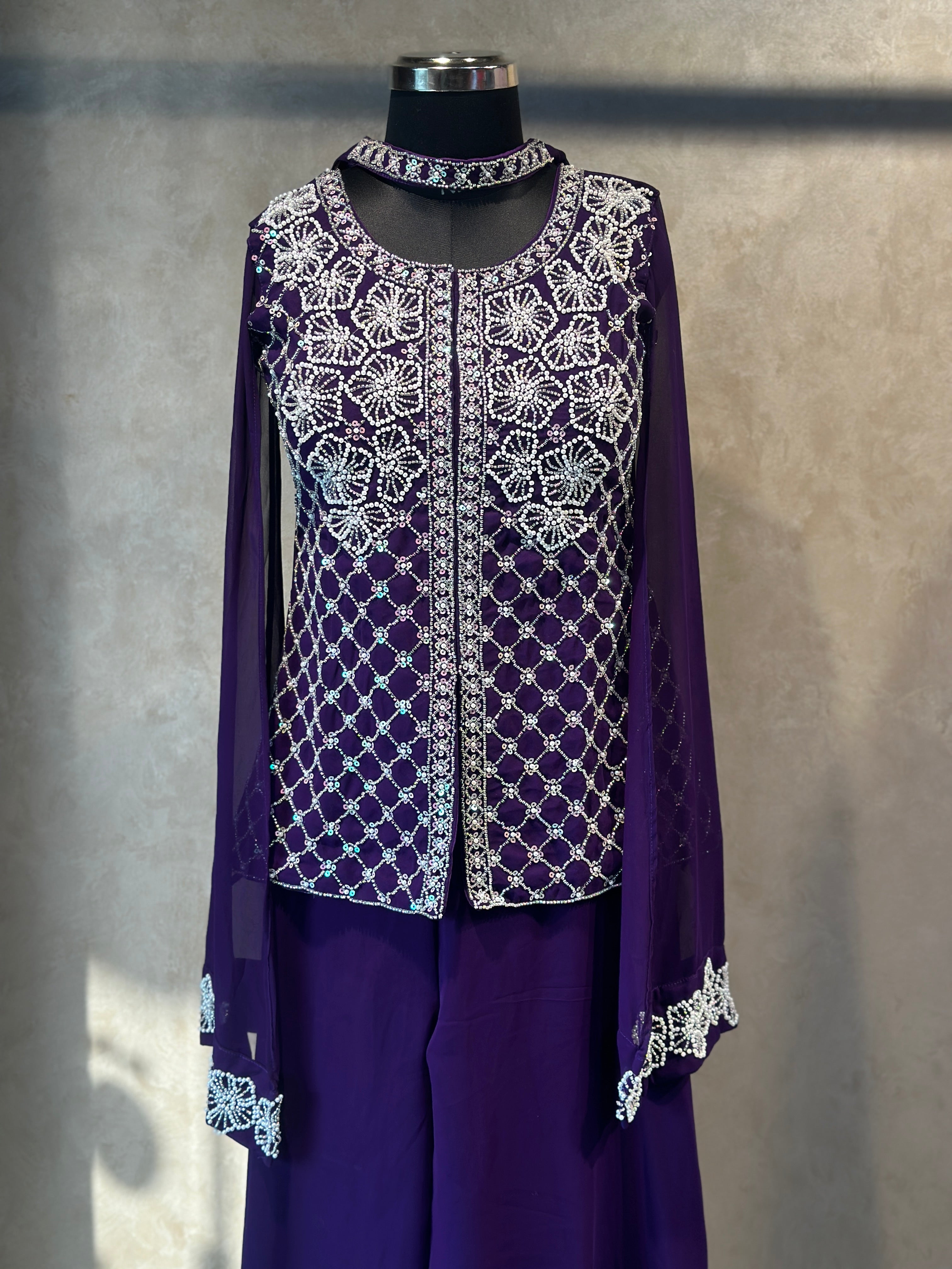 INDO-WESTERN PLAZO SET