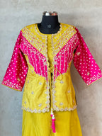 INDO FUSION HANDWORK PLAZO SET