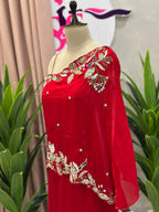 Elegant Drape Handwork Set