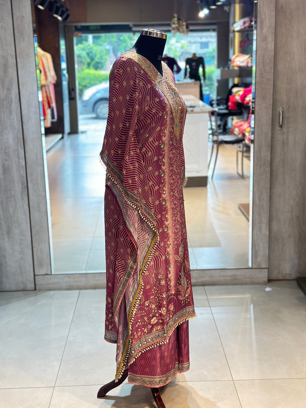 PURE CREPE KAFTAN SET