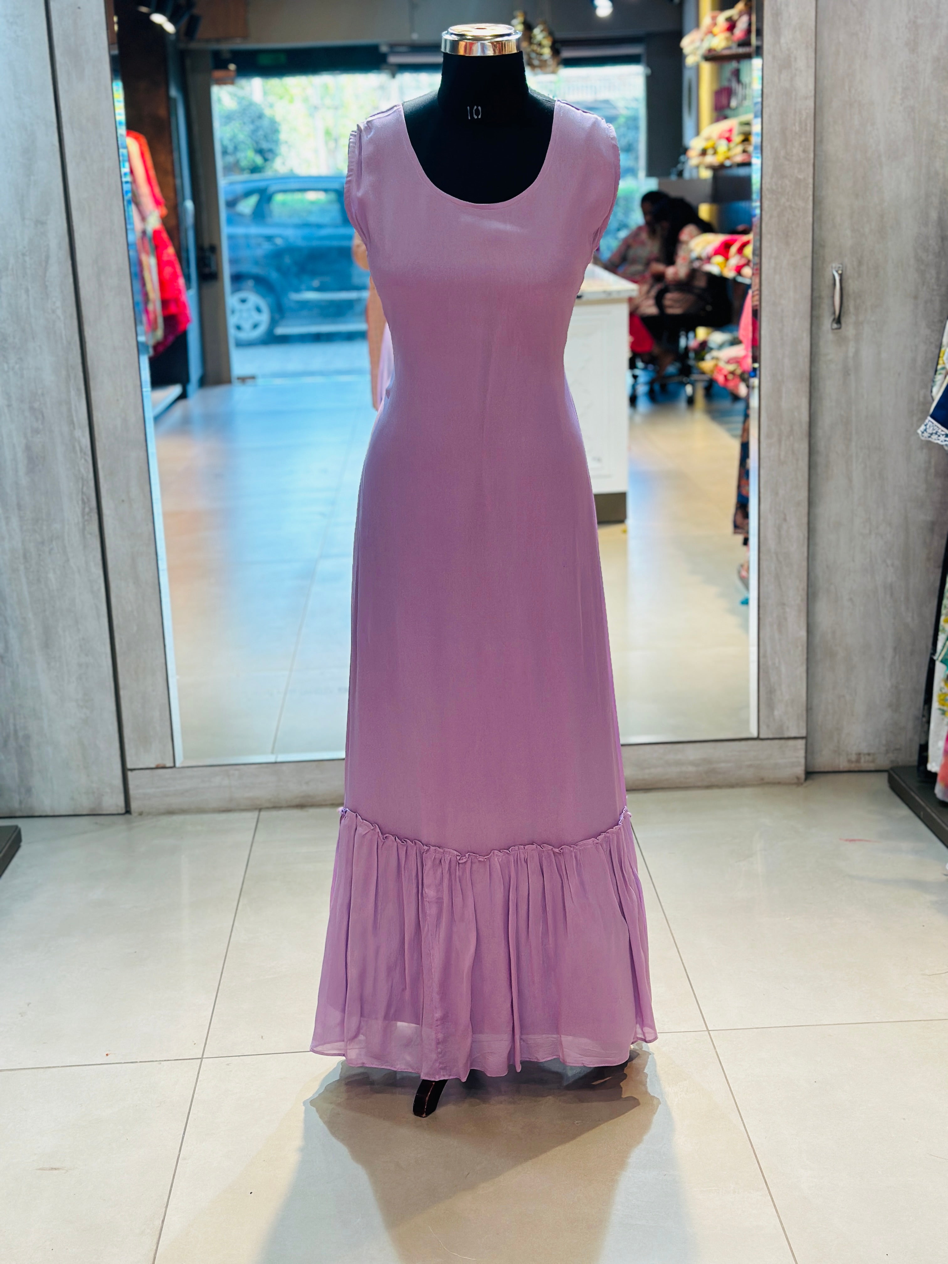 INDO-FUSION GOWN WITH SHURG