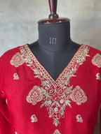 Classic Plazo Set With Handwork