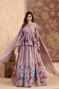Western Fusion Handwork Lehenga