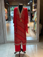 THREE PIECE BHANDEJ SUIT SET