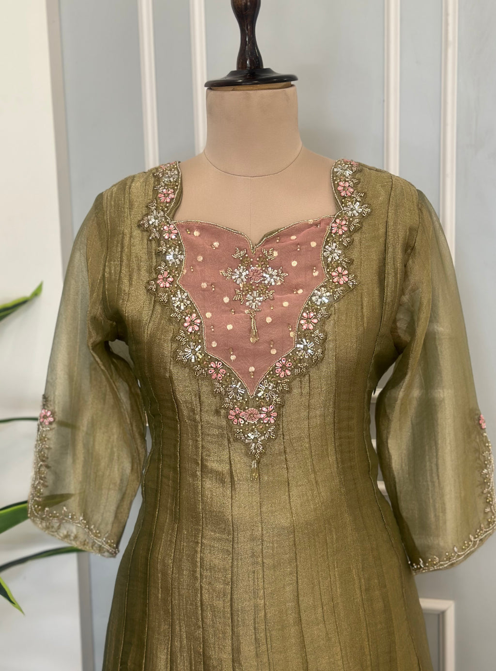 Floral Grace Handwork Anarkali Set