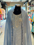 PURE ZARI TISSUE SUIT SET