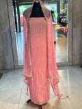 PURE ORGANZA HANDWORK SUIT SET