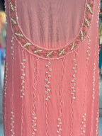 PURE ORGANZA HANDWORK SUIT SET