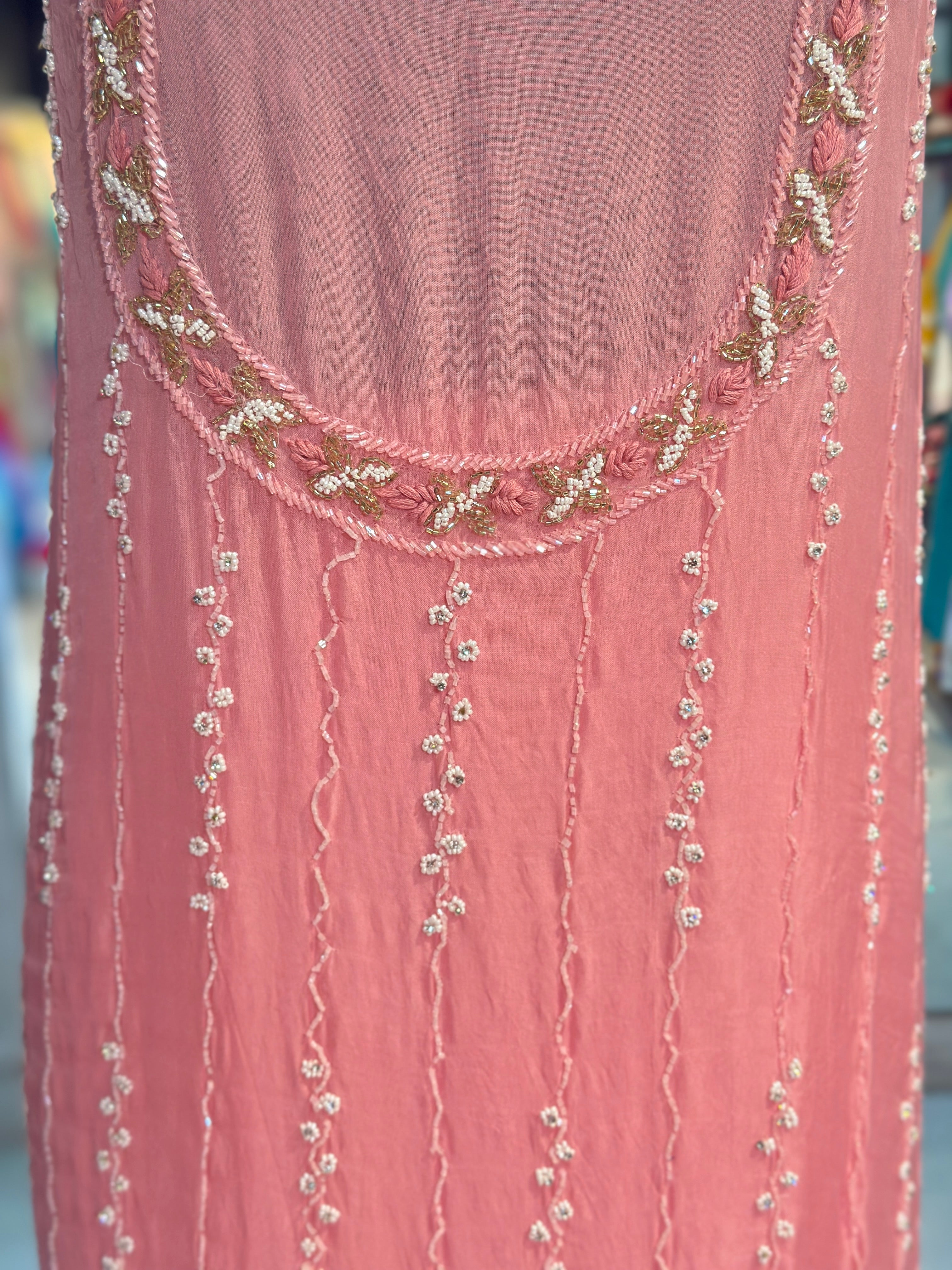 PURE ORGANZA HANDWORK SUIT SET