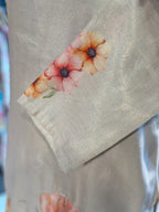 ZARI TISSUE HANDWORK SUIT SET