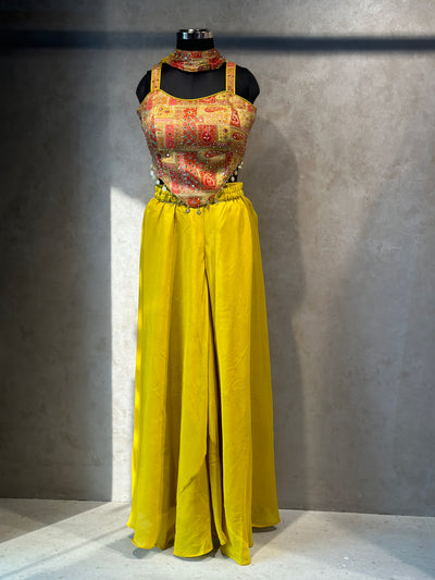 DESIGNER PLAZO SET