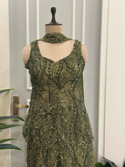 Royal Heavy Handwork Party Wear Co-ord Set