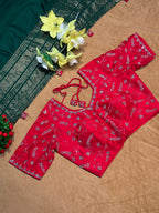 BEAUTIFUL STITCHED BLOUSE SAREE