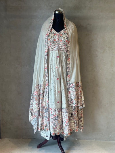 BEAUTIFUL ANARKALI SUIT WITH HANDWORK