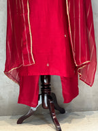 MODAL SILK HANDWORK SUIT SET FOR RAKHI